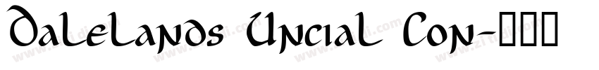 Dalelands Uncial Con字体转换